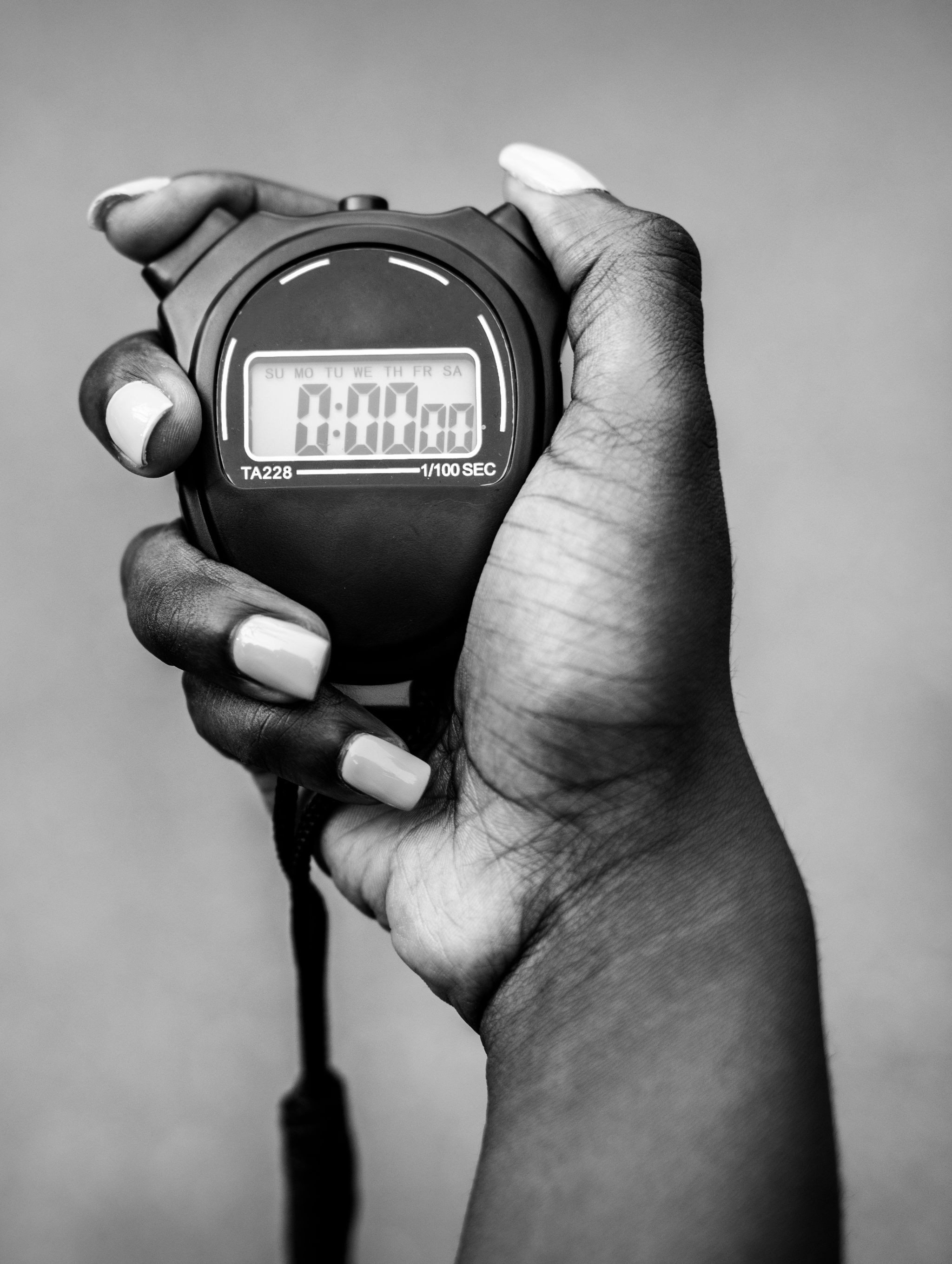 Stopwatch, on-time delivery